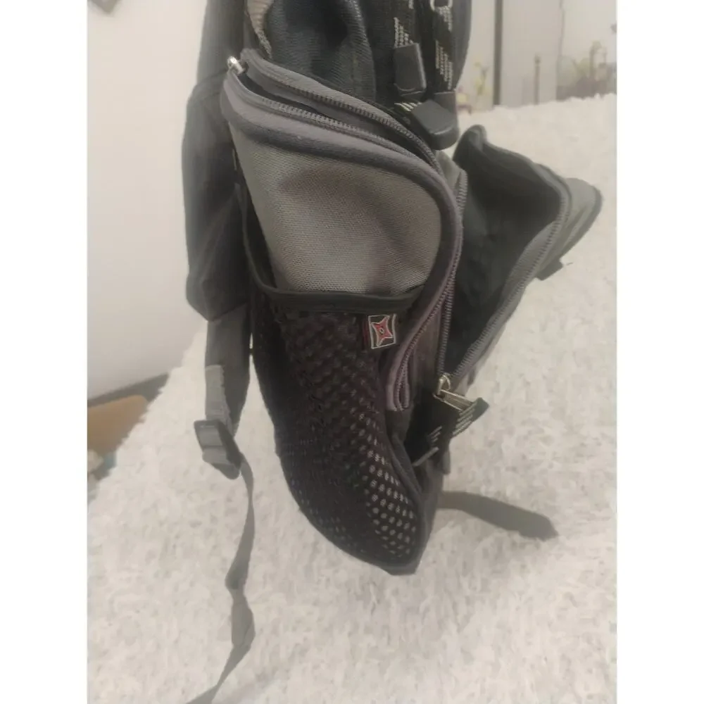 Vtg Eastsport Black Laptop Backpack School Travel Bag Multi Pocket Padded Straps
